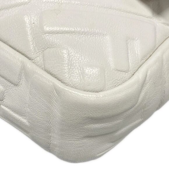 Auth FENDI Mama Bucke White Leather - Handbag - Picture 6 of 16